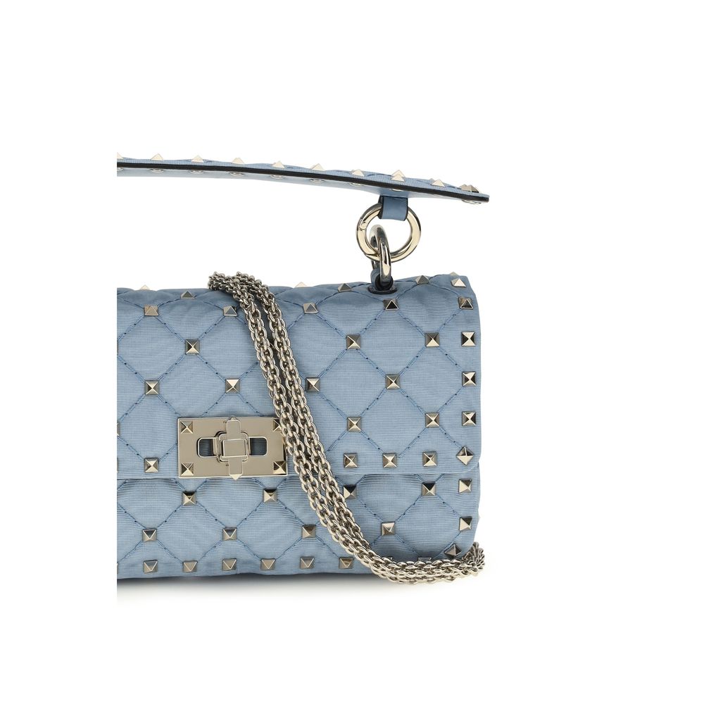 Sac à bandoulière Valentino Garavani bleu en viscose