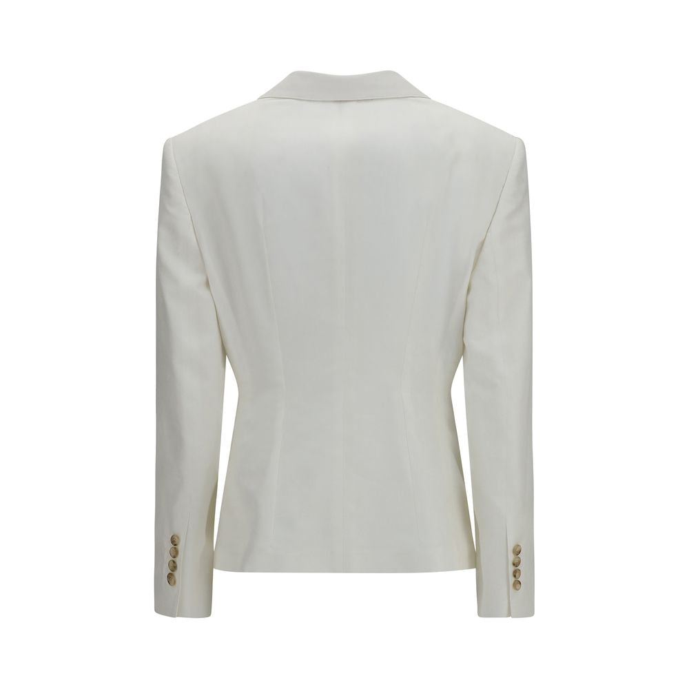 Blazer blanco de algodón de Dolce & Gabbana