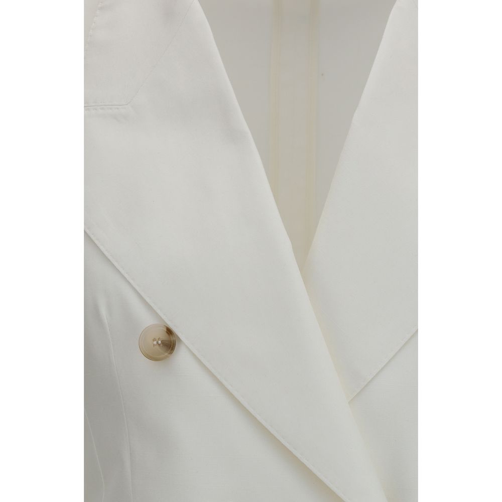 Blazer blanco de algodón de Dolce & Gabbana