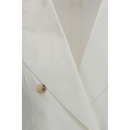 Blazer blanco de algodón de Dolce & Gabbana