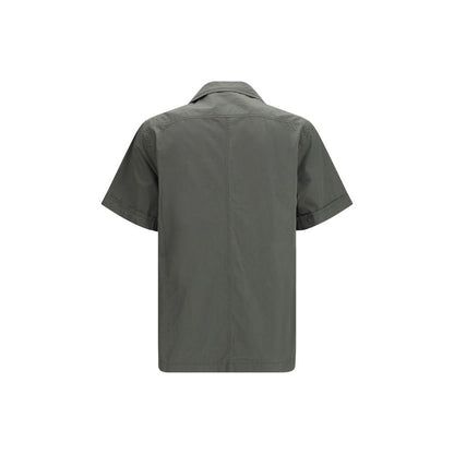 Chemise Dolce & Gabbana grise en coton à manches courtes