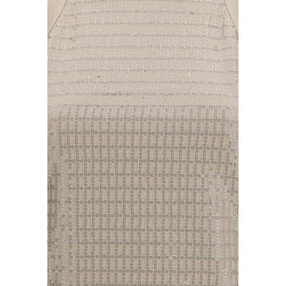 Camiseta sin mangas Brunello Cucinelli de algodón beige