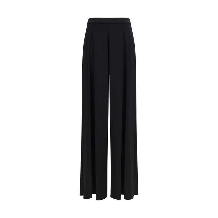 Max Mara Pure Black Viscose Casual Pants
