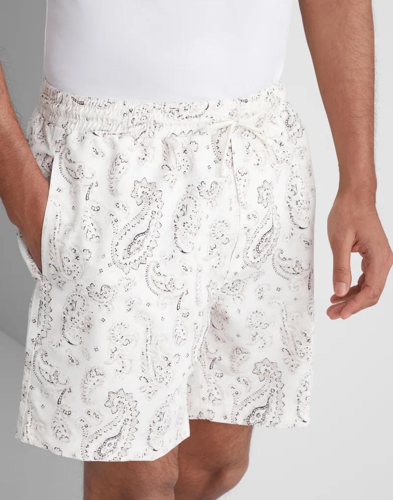 Brunello Cucinelli Bicolor Polyester Shorts