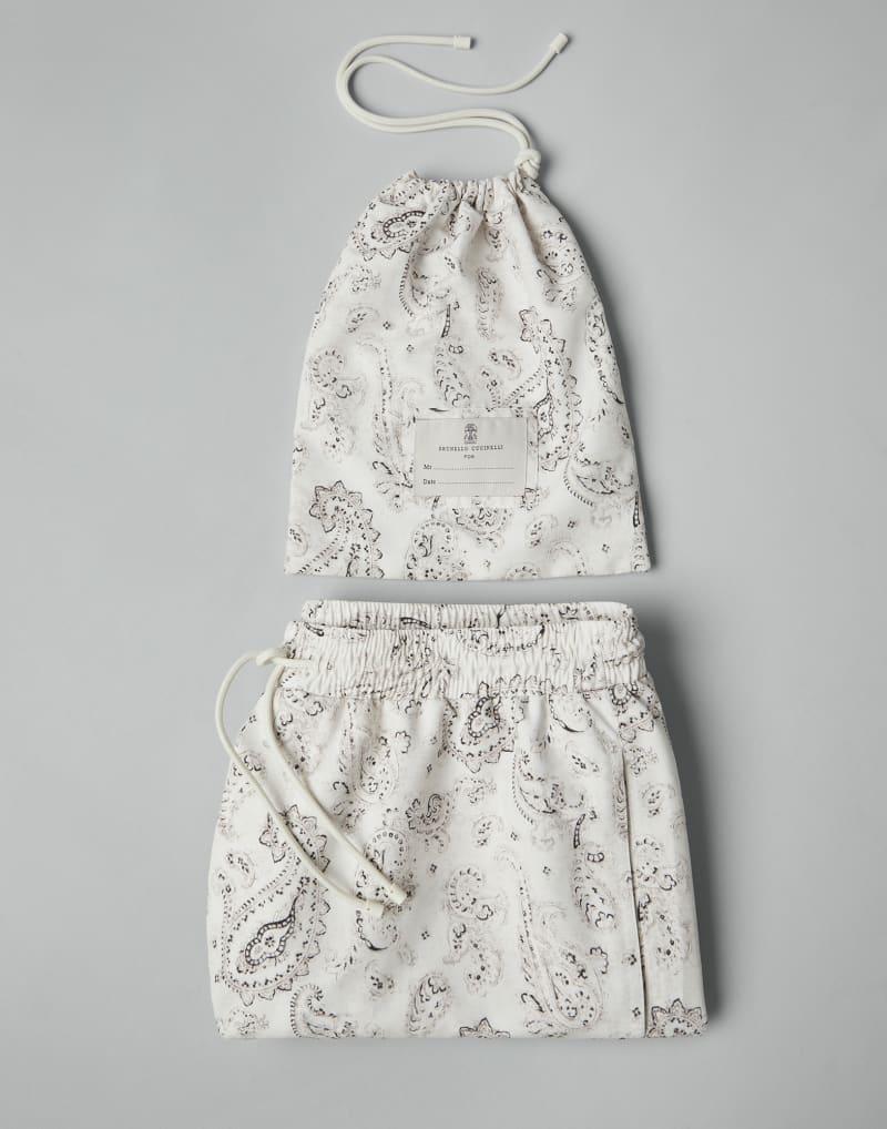 Brunello Cucinelli Bicolor Polyester Shorts