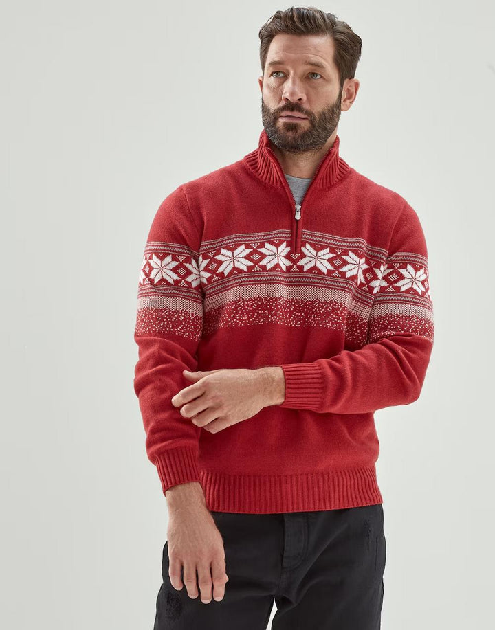 Brunello Cucinelli Red Cashmere Sweater