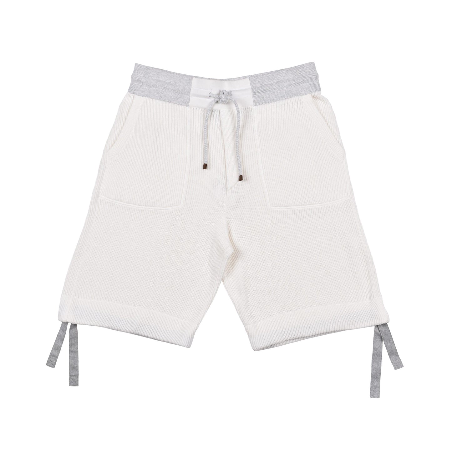 Brunello Cucinelli Bicolor Cotton Joggers (Workout Pants)