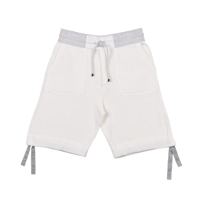 Brunello Cucinelli Bicolor Cotton Joggers (Workout Pants)