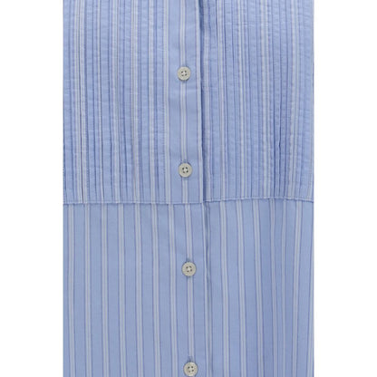 SOSUE Blue Cotton Pattern Shirt