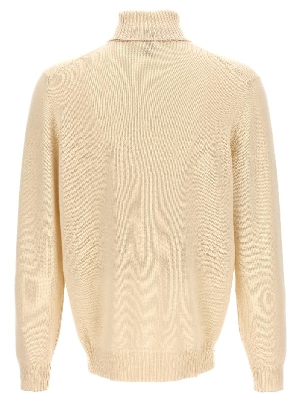 Brunello Cucinelli Beige Cashmere Sweater