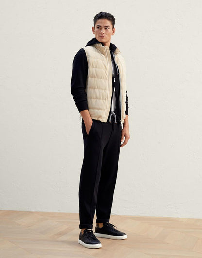 Brunello Cucinelli Black Cotton Joggers (Workout Pants)