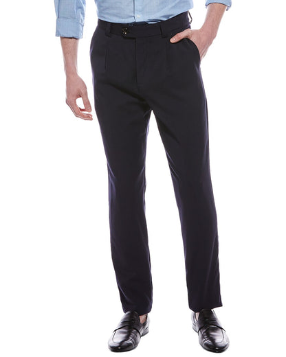 Brunello Cucinelli Blue Wool Casual Pants