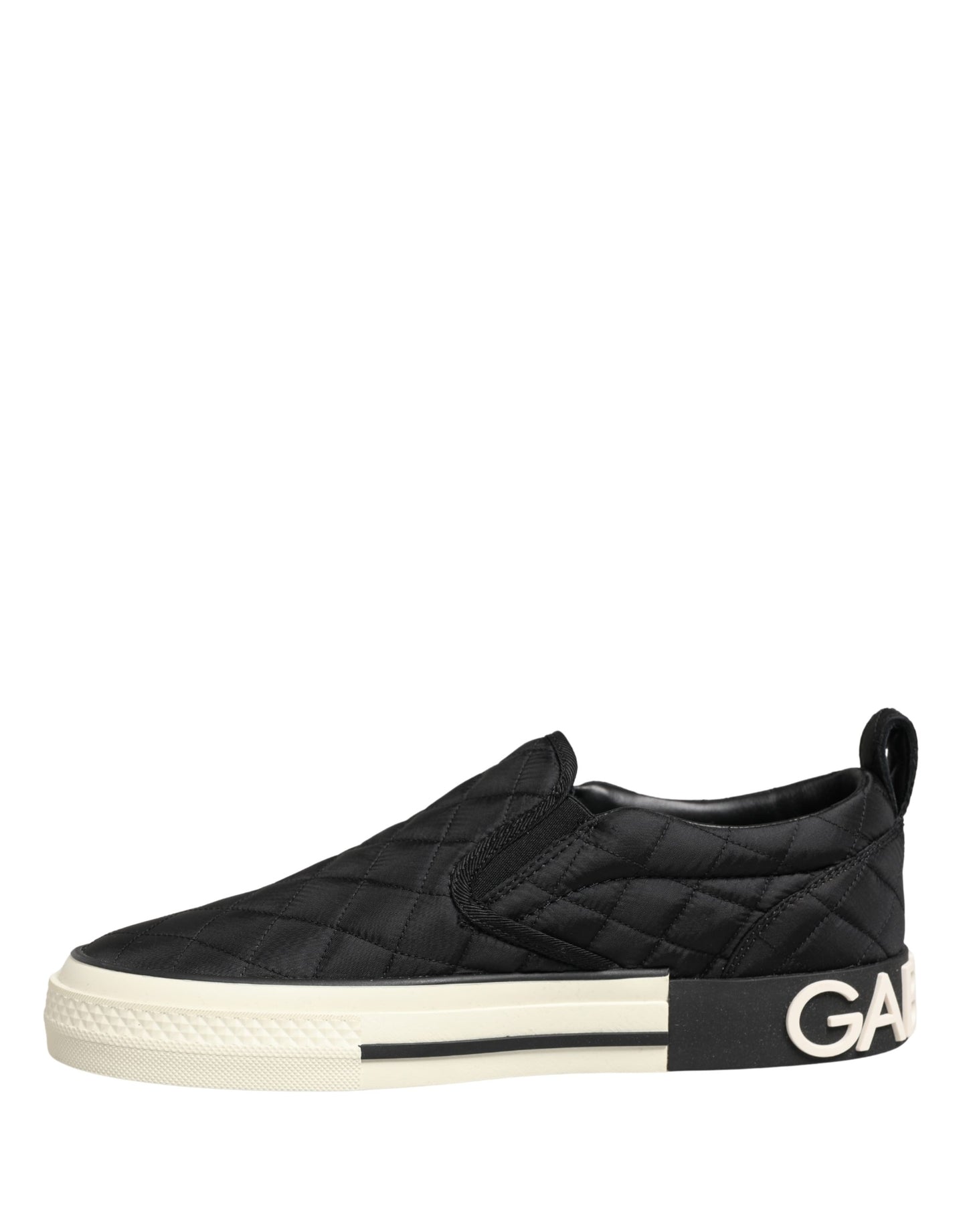 Dolce & Gabbana Zapatillas Bajas Acolchadas Negras Sin Cordones