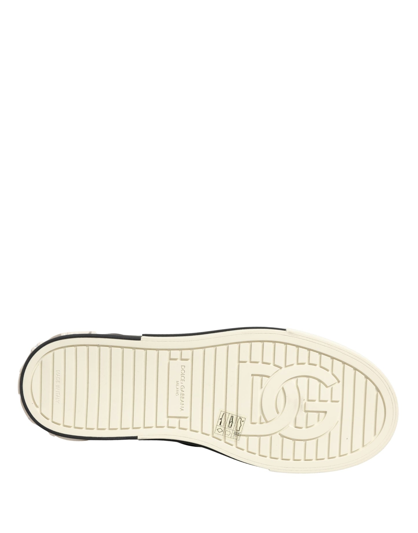 Dolce & Gabbana Zapatillas Bajas Acolchadas Negras Sin Cordones