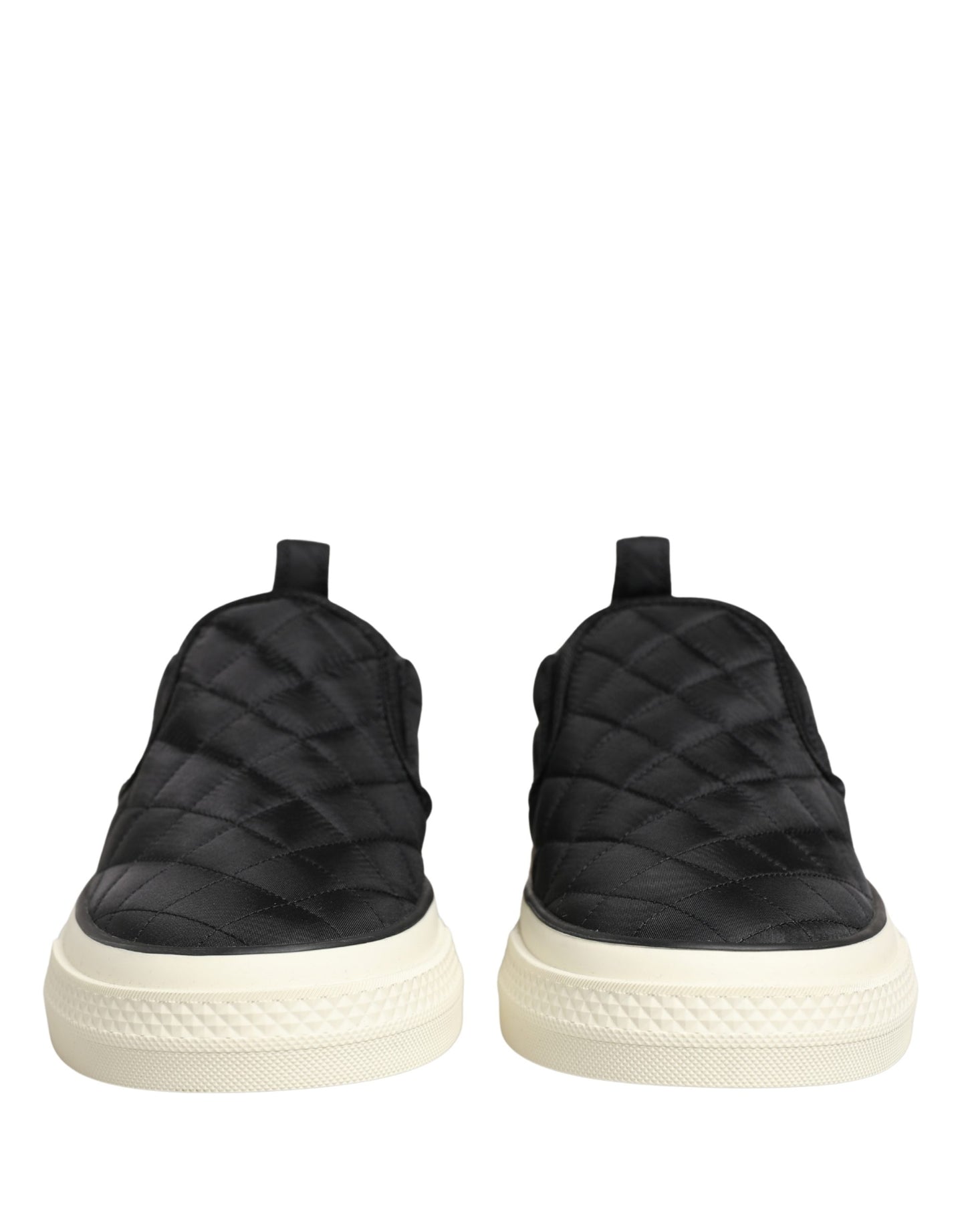 Dolce & Gabbana Zapatillas Bajas Acolchadas Negras Sin Cordones