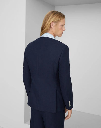 Brunello Cucinelli Blue Cotton Blazer