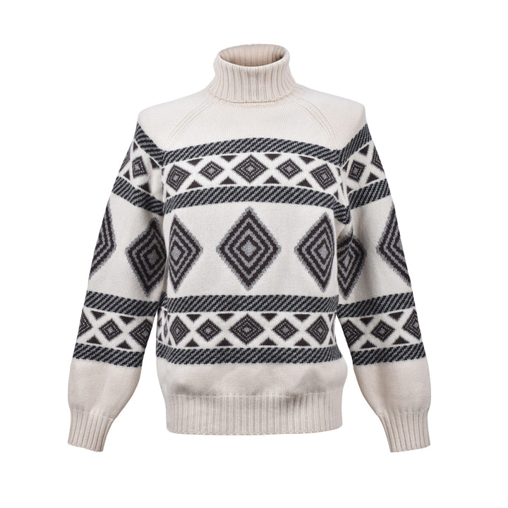 Brunello Cucinelli Bicolor Cashmere Sweater