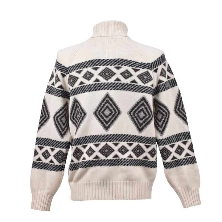 Brunello Cucinelli Bicolor Cashmere Sweater