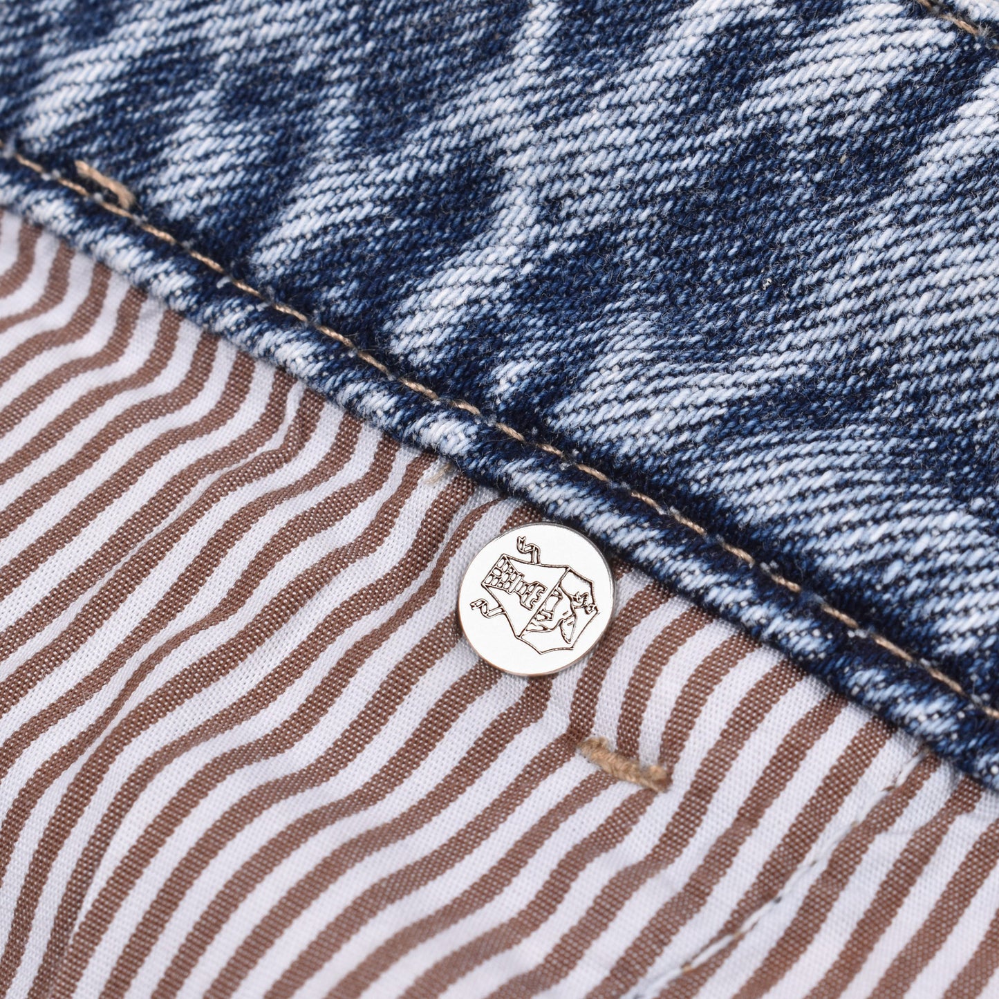 Brunello Cucinelli Blue Cotton Straight-Leg Jeans