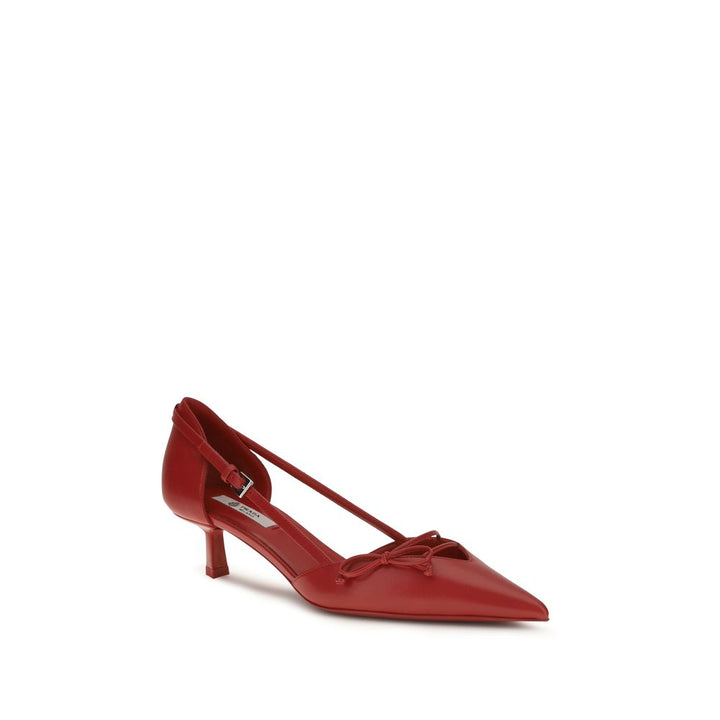 Escarpins à talons hauts Prada en cuir de chèvre multicolore