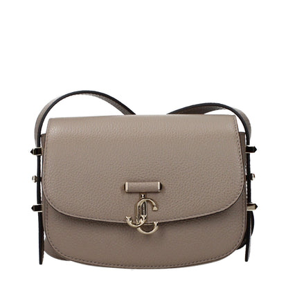 Jimmy Choo Gray Leather Crossbody Bag
