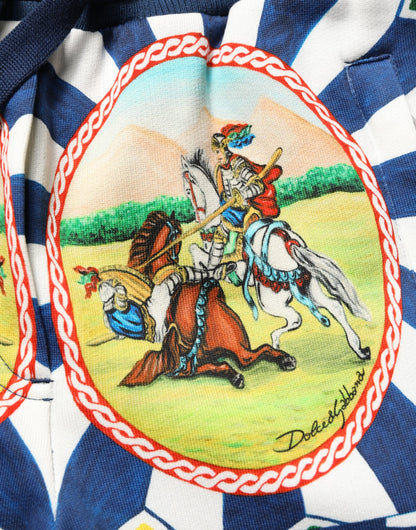 Dolce & Gabbana Multicolor Siciliano Saretto Joggers Pants