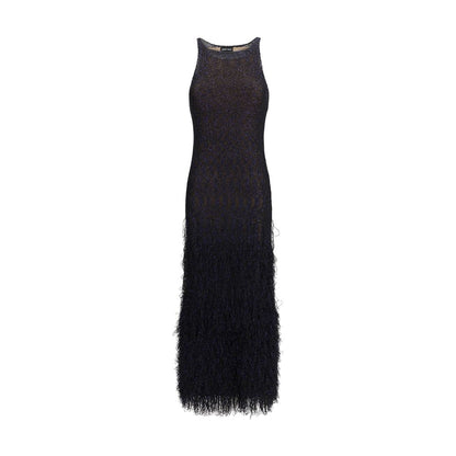 Robe de cocktail Giorgio Armani en polyamide bleu