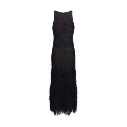 Robe de cocktail Giorgio Armani en polyamide bleu