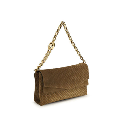 Sac à main Gucci en cuir suédé marron