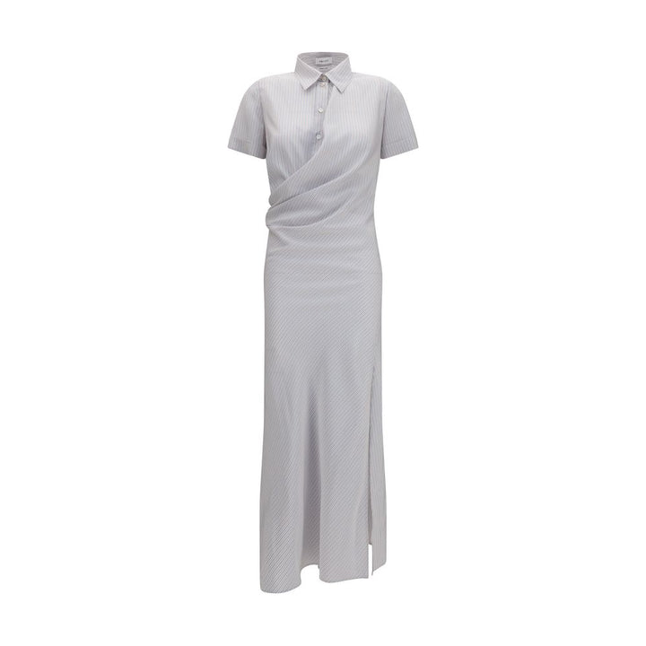 Vestido casual de seda multicolor Alexander McQueen