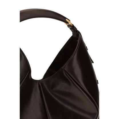 Saint Laurent Brown Calf Leather Bos Taurus Shoulder Bag