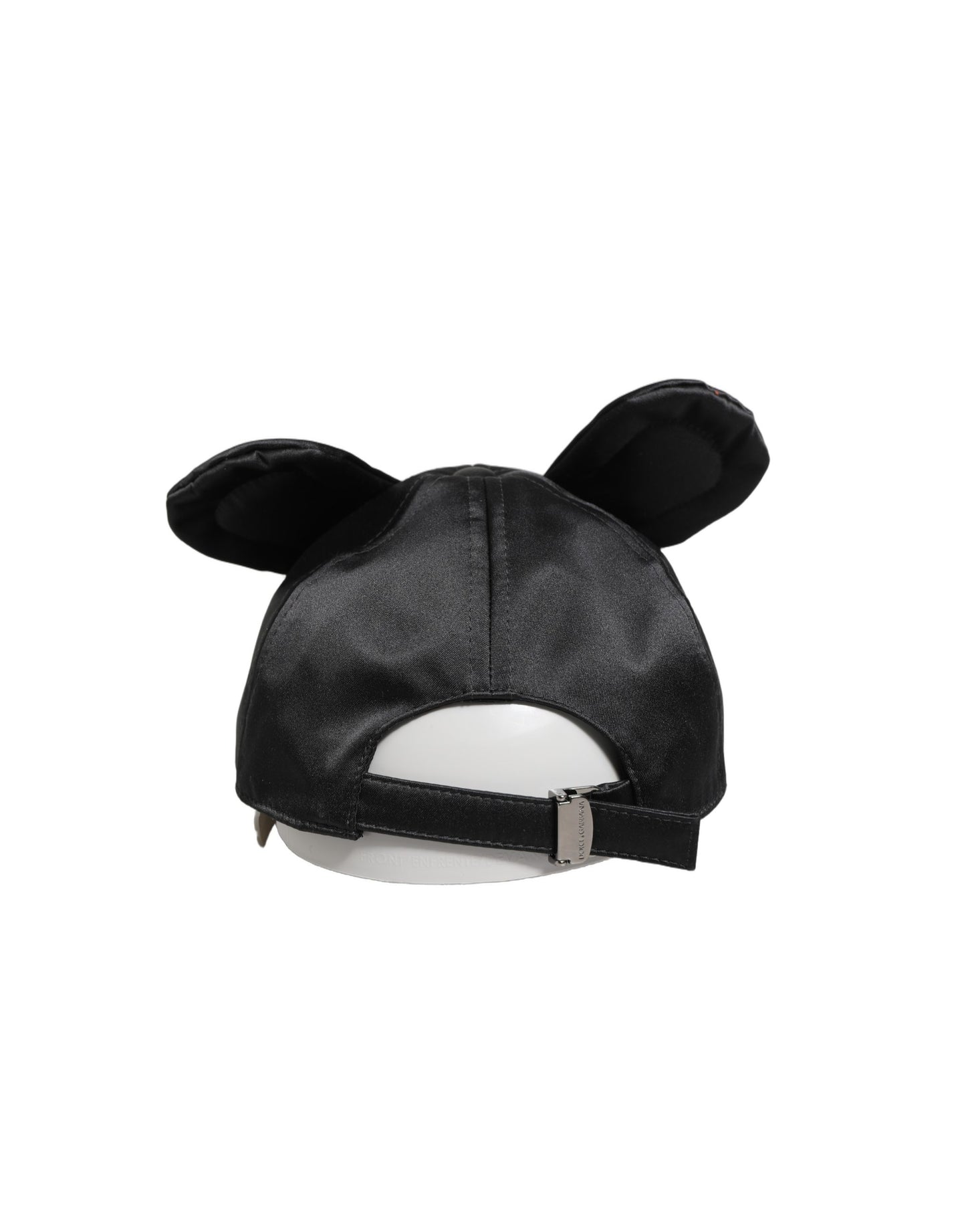Casquette de baseball Dolce & Gabbana en velours noir à oreilles d'animal pour homme