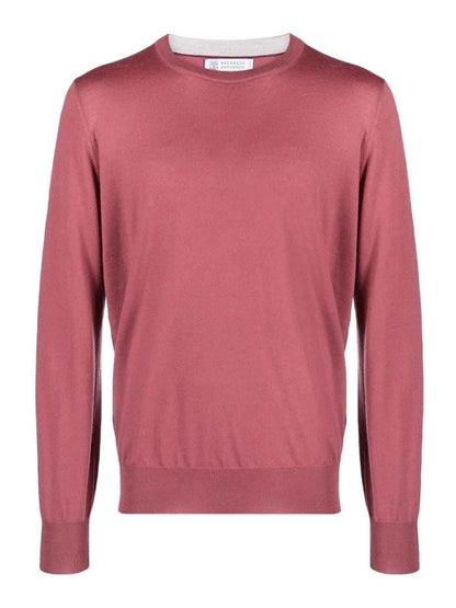 Brunello Cucinelli Pink Wool Sweatshirt