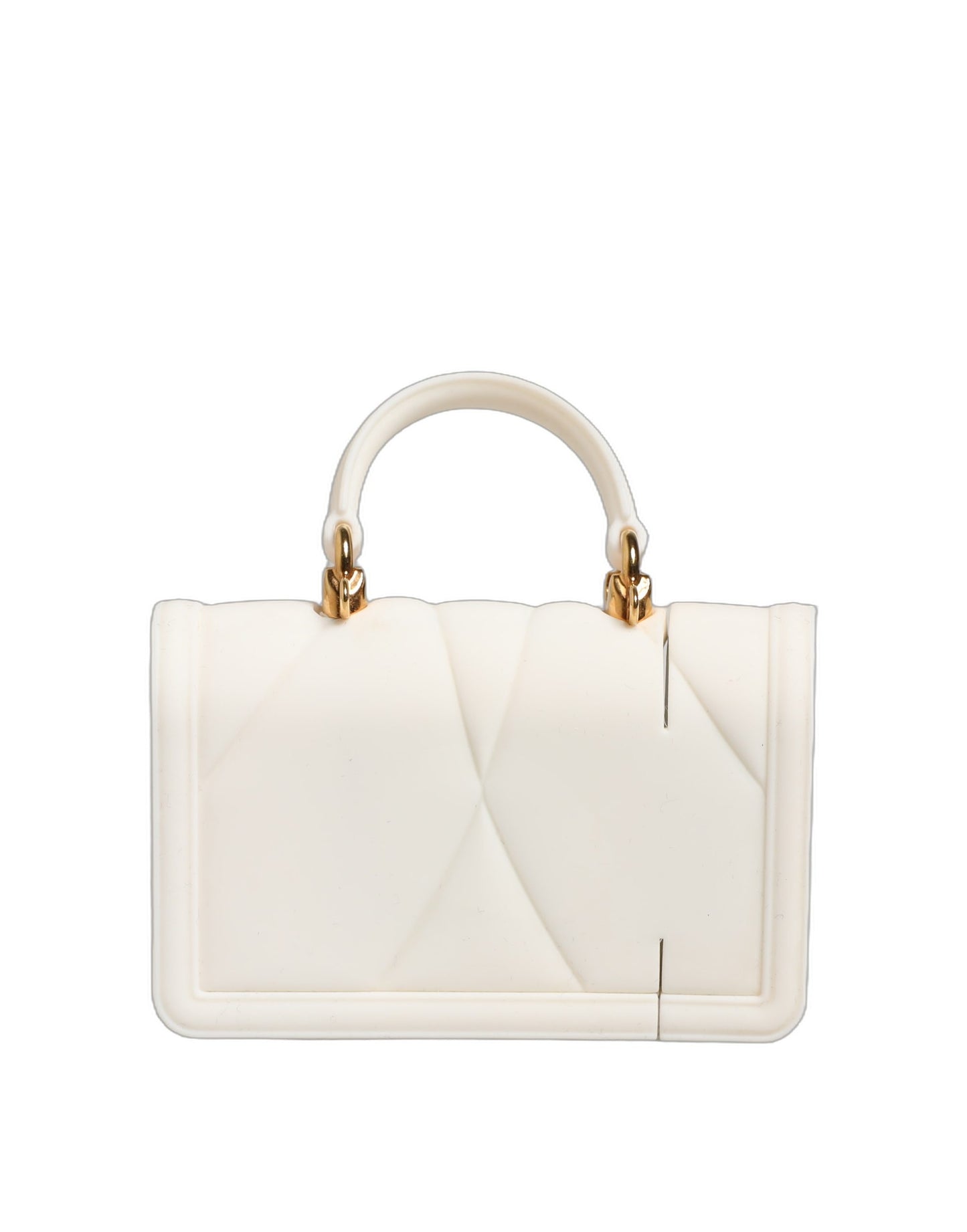 Dolce & Gabbana Funda de silicona blanca Devotion Heart para Airpod