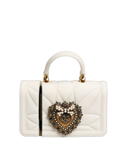 Dolce & Gabbana Funda de silicona blanca Devotion Heart para Airpod