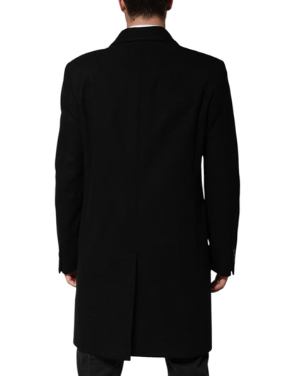 Veste droite Dolce & Gabbana noire à écusson héraldique