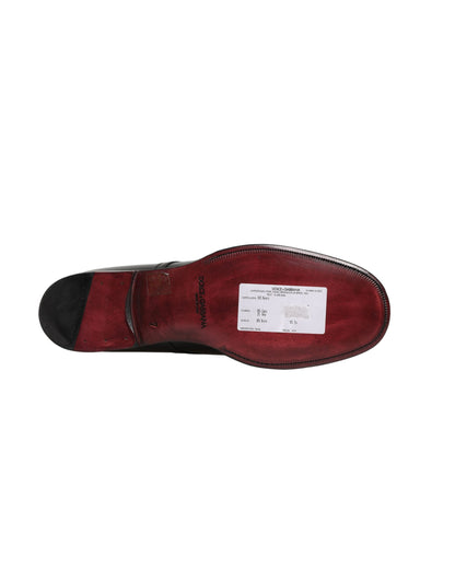 Chaussures habillées Richelieu Dolce & Gabbana en cuir de veau noir pour homme