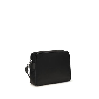 Bolso de hombro Prada de poliamida reciclada negra