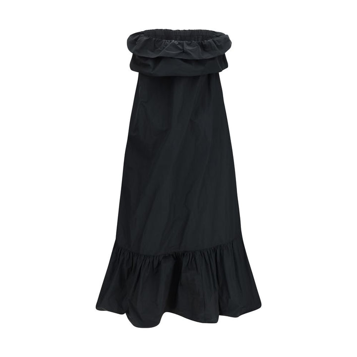 Vestido casual de poliéster negro Saint Laurent