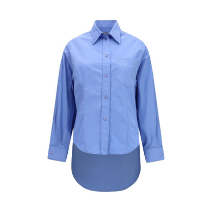 Chemise Balenciaga en coton bleu