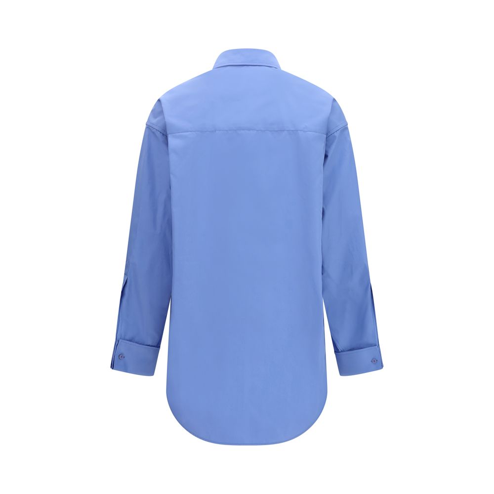 Chemise Balenciaga en coton bleu