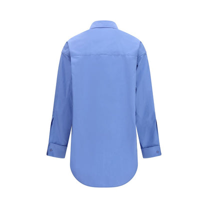 Chemise Balenciaga en coton bleu
