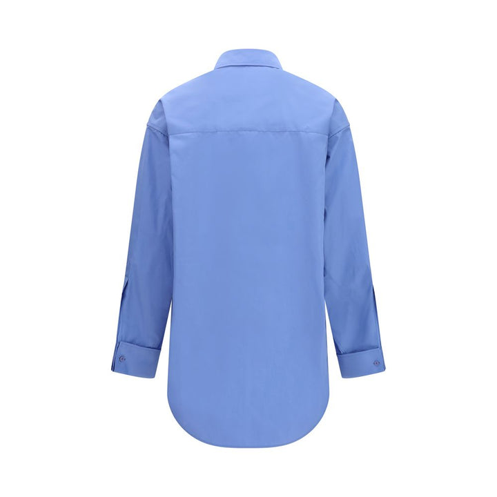 Chemise Balenciaga en coton bleu
