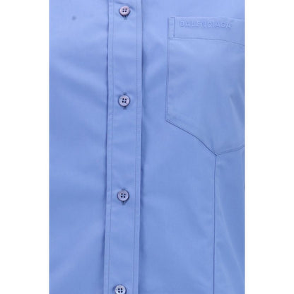 Chemise Balenciaga en coton bleu