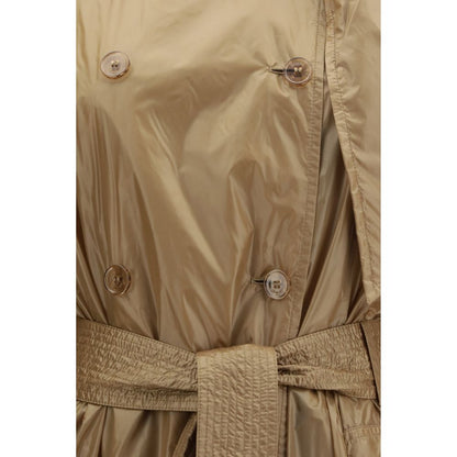 Saint Laurent Beige Polyamide Trench Coat