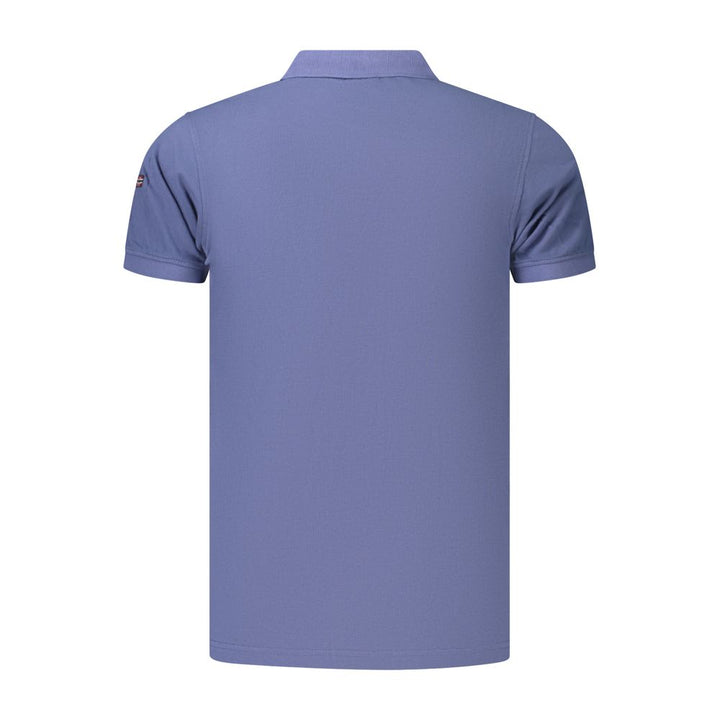 Norway 1963 Blue Cotton Mens Polo