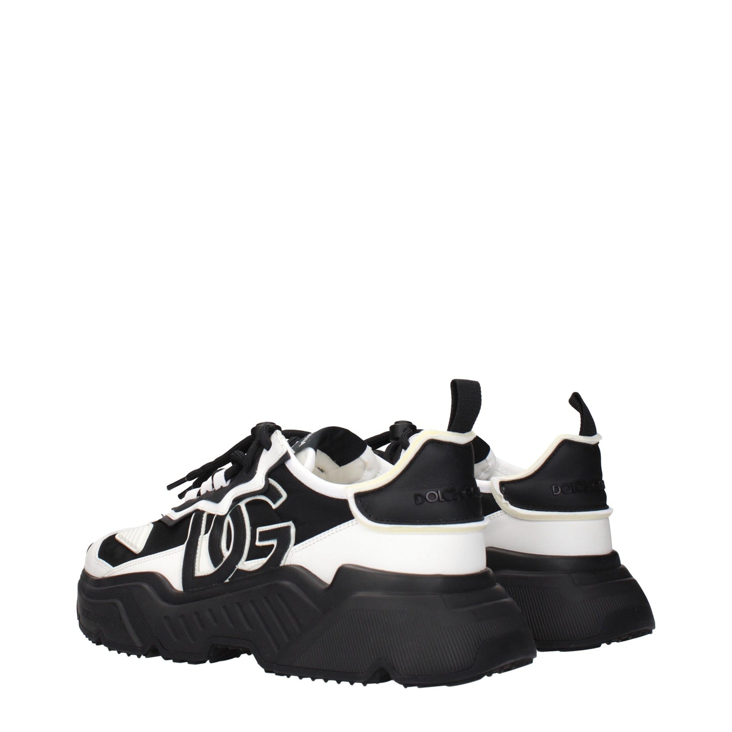 Zapatillas deportivas gruesas Dolce & Gabbana de cuero blanco