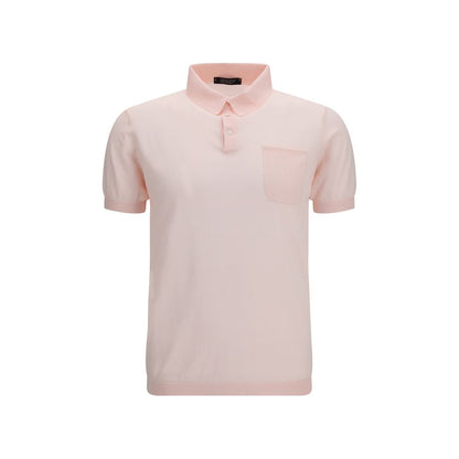 Aragona Cashmere Multicolor Cotton Polo Shirt