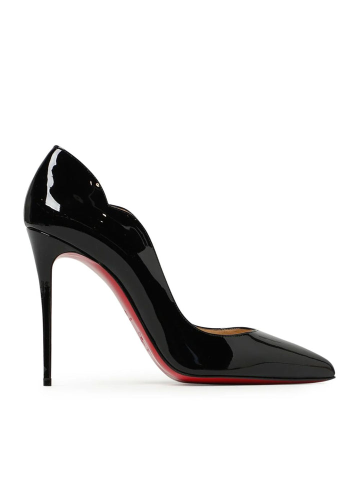Escarpins Christian Louboutin Hot Chick en Cuir Verni Noir 100