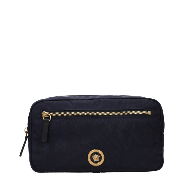 Mochila Versace de tela azul